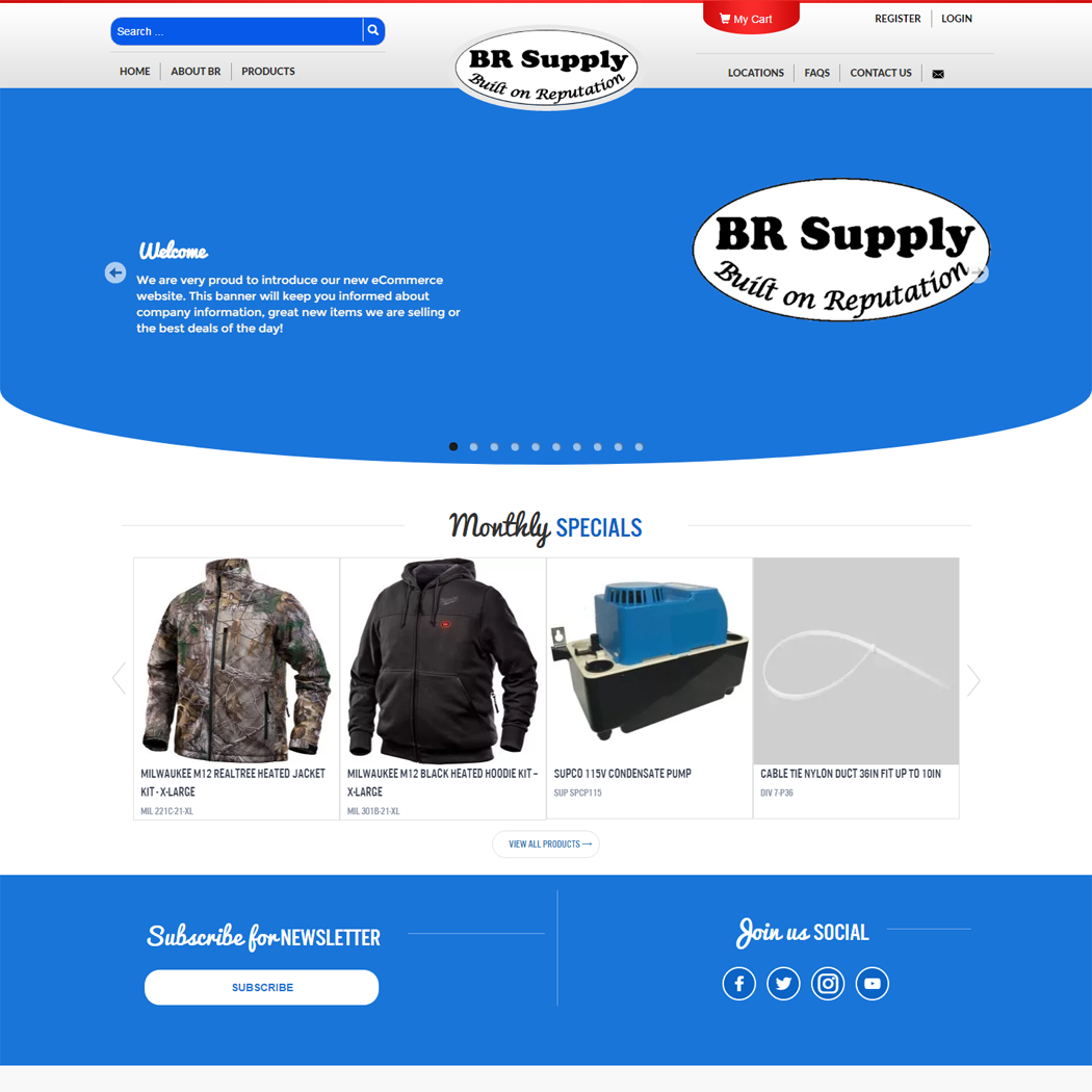 brsupplyinc.com Website